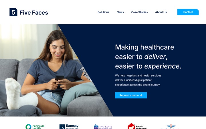 Five Faces healthcare platform